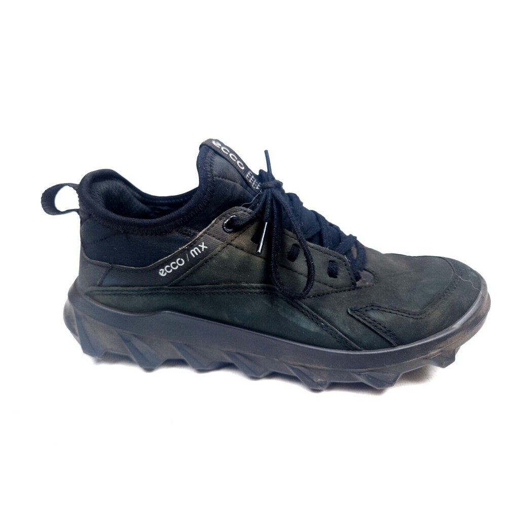 ECCO Womens MX Low Black Sneaker , Size US 6-6.5 EU 37
